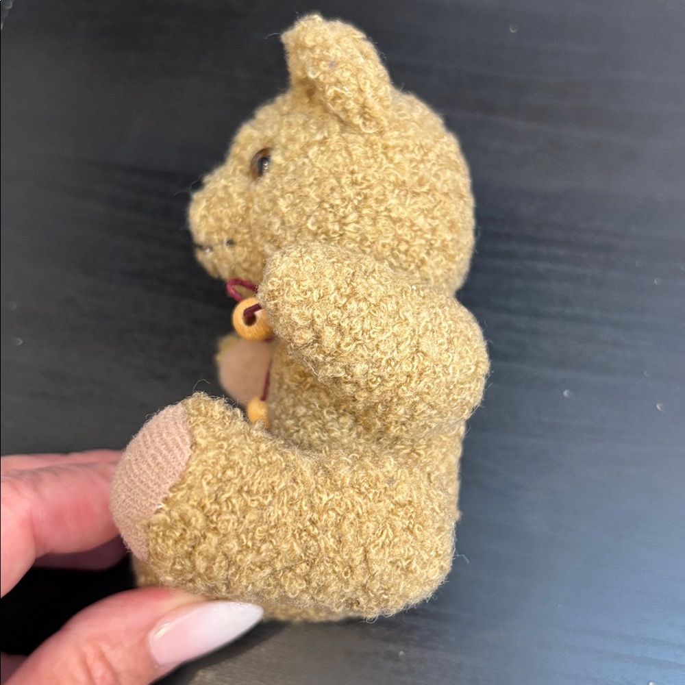 Vintage Collectible Adorable small tan Teddy Bear with moveable limbs. - Picture 6 of 14